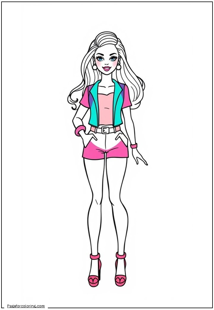 Barbie Coloring Pages