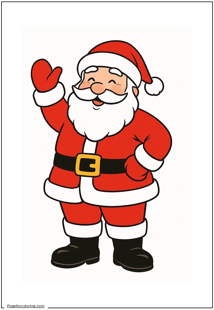 Santa Coloring Pages