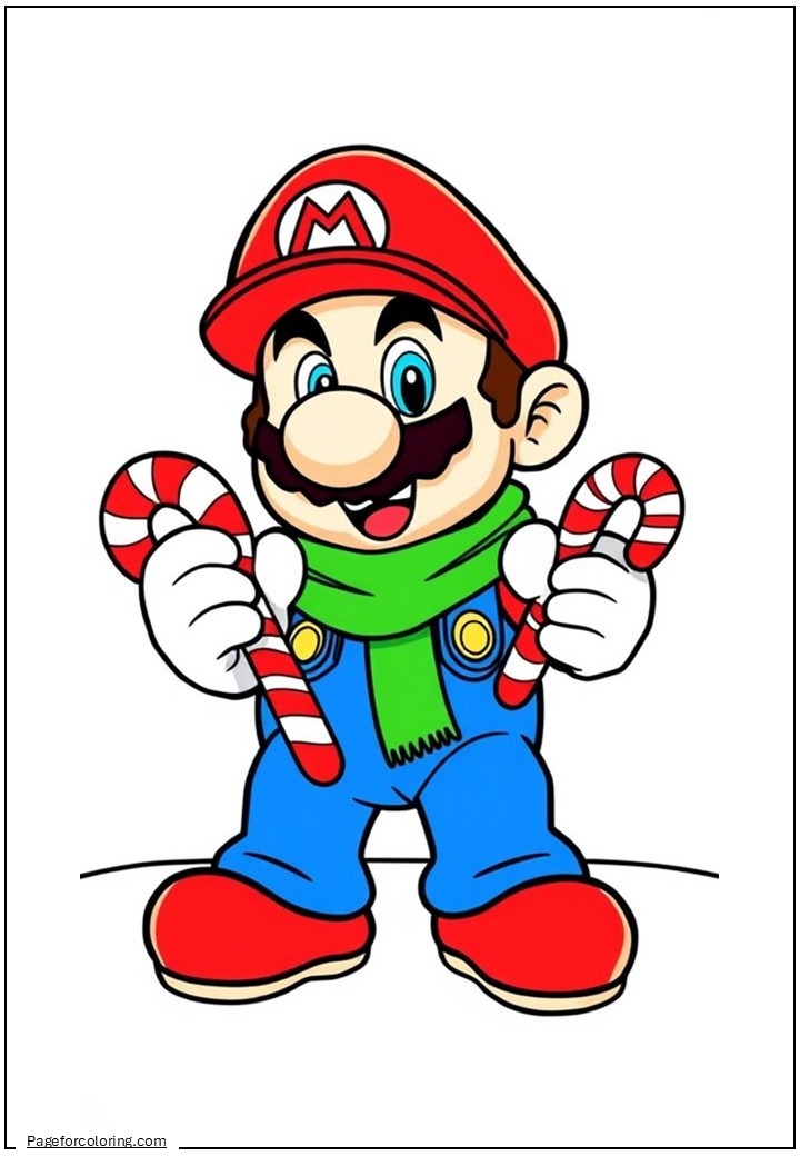 Super Mario Coloring Pages